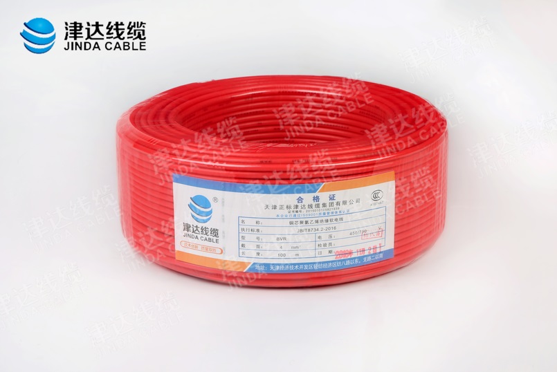 BVR 銅芯聚氯乙烯絕緣軟電纜 4㎡